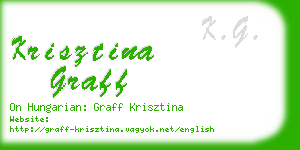 krisztina graff business card